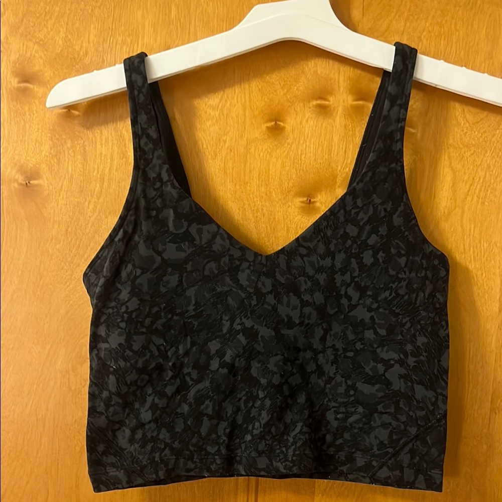 Black Patterned Lululemon Align Tank - image 1